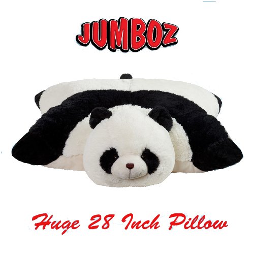 The Original Huge Pillow Pets Panda 28 Inch Amazon.co.uk Toys & Games