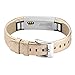 AK Bands Compatible with Fitbit Alta/Alta HR, Adjustable Comfortable Leather Wristbands Compatible with Fitbit Alta HR 2017/Fitbit Alta(Gold)