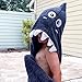 Soflo Baby Hooded Towel for Kids | Extra Large Toddler Bath Towel for Baby Boy | 100% Cotton Toddler Towels with Hood | Gray Shark Towel for Boys - 24 inches x 48 inches