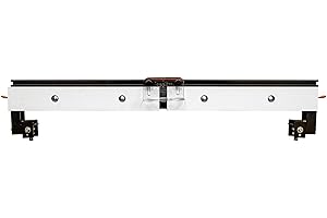 JessEm 04600 Router Fence II Precision Router Table Fence System with Adjustable Aluminum Fence Faces