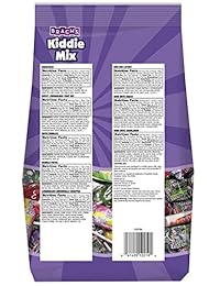 Brach's Kiddie Mix, bolsa de dulces surtida de 48 onzas con Trolli, Brach's, Now & Later, Super Bubble,...