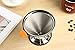 LeafLoveLife - Premium Pour Over Coffee Filter - Standard 1-to-4 Set Cup Stainless Steel, Ultra-Fine Double Mesh Paperless Dripper Cone with Silicone, Dishwasher Safe