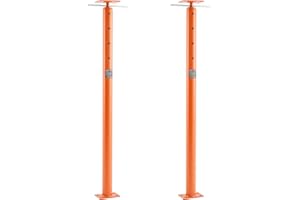 VEVOR House Floor Jacks, 2 Pack 53-93 Inch Height Range, 18000 lbs Max Load Capacity, Adjustable Support Beam Basement Jack P