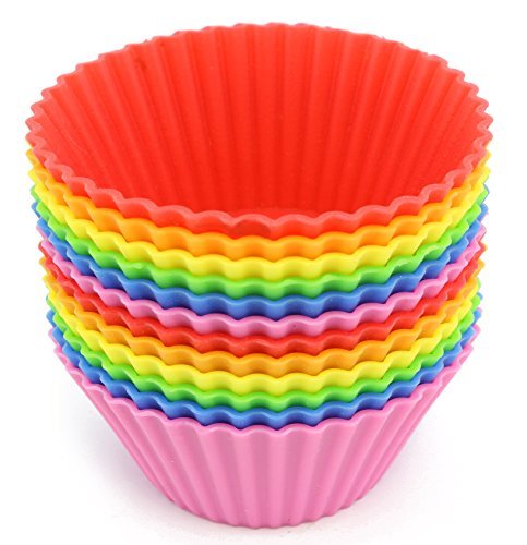 Silicone Lunch and Bento Box Dividers, 12 Pack of Silicone Bento Divider Cup Molds