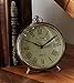 Deco 79 Stainless Steel Metal Decorative Clock Mantel Clock with Ring Top, Tabletop Clock 6