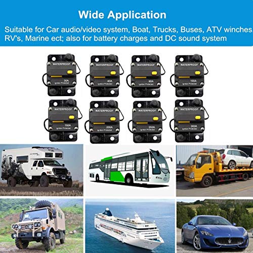 6 Waterproof+30A+300A+Inverter+Trolling+Protection