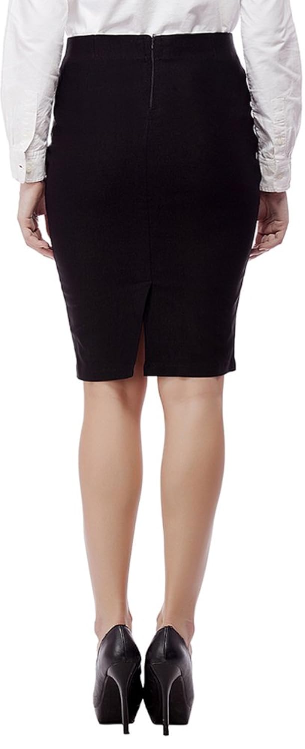 purple feather women's pencil skirt