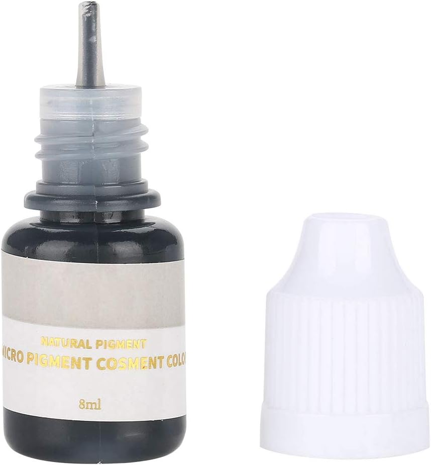 18g Tattoo Ink, Microblading Pigment for Eyebrow Lips Eye Line(Black(Eyeline))