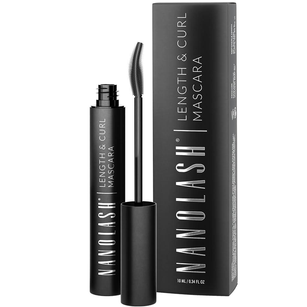 Nanolash Length&Curl Mascara 10 ml - lengthening and curling mascara, the effect of perfectly long and perfectly curled eyelashes, black mascara