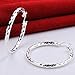 NYKKOLA 925 Sterling Silver Hoop Earrings Set for Women Hypoallergenic Chunky Open Big Huggie Hoop Elegant Jewelry Fashion Earrings for Birthday/Christmas Gifts for Teen Girls Women