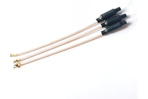 Axisflying 3pcs 5.8GHz 3dBI IPEX RC Antenna Brass Dipole VTX Antenna for FPV Drone by RG178 (10cm)