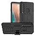 Galaxy A9 2018 Case,PUSHIMEI Air Cushion Heavy Duty Shockproof with Kickstand Hard PC Back Cover Soft TPU Dual Layer Protection Phone Stand Case Cover For Samsung A9 star pro/A9s(Black Kickstand case)