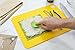 Roll Model Sushi Sushi Making Kit - Silicone Mat, Rice Paddle, Cutting Mold, Recipe Book (7x7 Inch, Green, Solid, Dishwasher Safe, Sushi Making Plate)