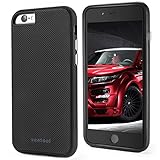 iPhone 6 Case,Veatool [Dual Layer][Drop Protection Technology] with Rubber Back and TPU Bumper Cushion for iPhone 6s(2016)(Black)