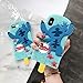Ice Cream Stitch Case for iPhone 8 7 6 6S,3D Cartoon Animal Cute Soft Silicone Rubber Blue Character Cover,Kawaii Animated Funny Design Cool Skin Shell for Boys Kids Child Guys Teens Girls (i876 4.7