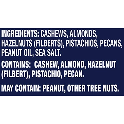 PLANTERS DELUXE SALTED MIXED NUTS, PARTY SNACKS, PLANT-BASED PROTEIN 15.25OZ (1 CANISTER)