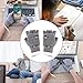 Heating Gloves,Gallity Women Men USB Heated Mitten Half Finger Winter Warm Knit Hand Gloves with Covers (A)