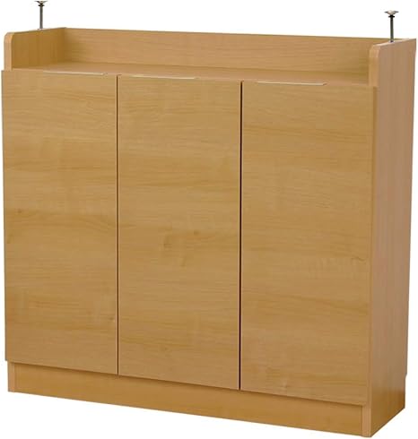 Amazon Co Jp 家具工場直販 高級素材 デルナチュレ仕様 完成品 幅90 ナチュラル カウンター下収納 奥行29 0 レギュラー タイプ キッチンカウンター キッチン収納庫 家具ファクトリー 幅90cm 3枚扉タイプ ナチュラル デルナチュレ仕様 木目 ホーム キッチン