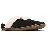 SOREL Women's Nakiska Slide ll Slipper - Black, Natural - 8