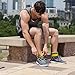 NAYOYA 3 Pound Ankle Weights Set and Carry Pouch - Premium Adjustable Ankle and Wrist Cuffs