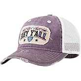 ARIAT Ladies Distressed Cap, Dark Purple