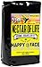Happy Face - Whole Bean Organic Coffee by Nectar of Life - Dark Roast Coffee with Smoky Toasty Flavors - Blend of Certified Organic Fair Trade Colombian and Sumatra Coffee - 10oz Bag