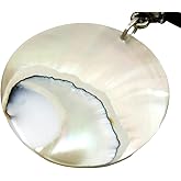 Swimmi Rare Pearly Natural Open Nautilus Shell Necklace Handmade Pendant Beads Cord Seashell Women Jewelry AA417