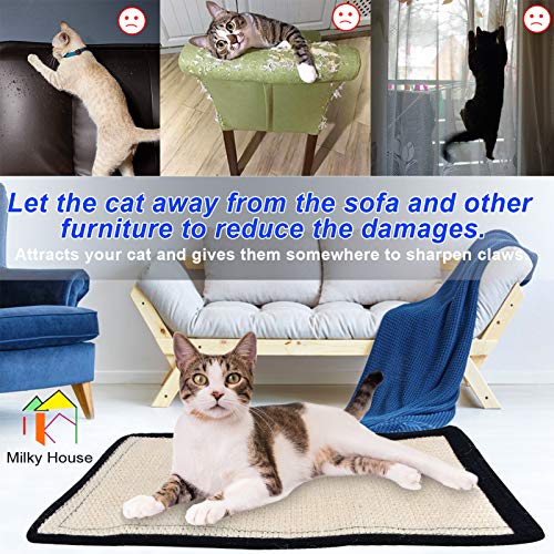 Cat Scratch Pad 2PK Non Scratch Pads Couch Corner Kitty Scratching Bed