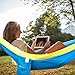 MARNUR Camping Hammock Nylon Parachute Hammock Single&Double Portable Hammock Straps with Compass for Outdoor Hiking Backpacking Travel and Home yard