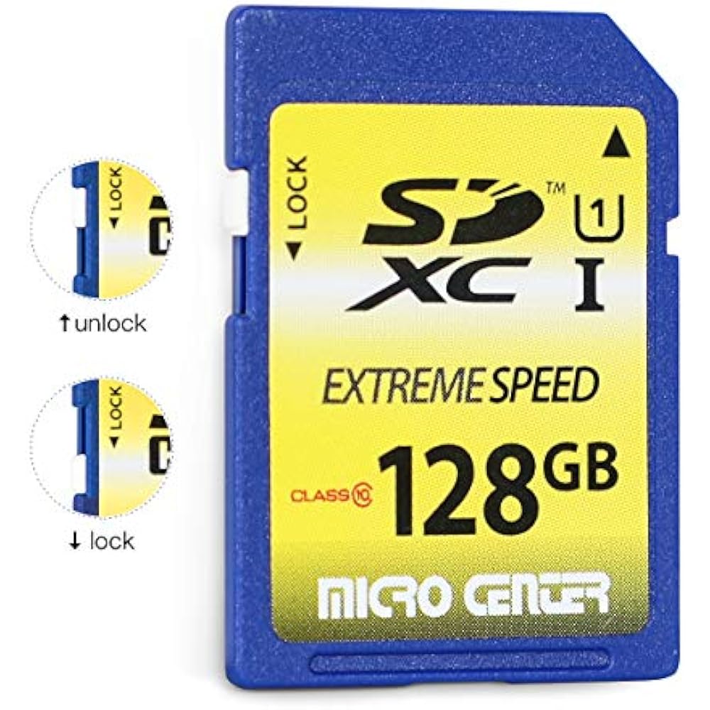 Micro Center 128Gb Sd Card Sdxc Class10 Flash Memory Computers &Amp; Accessories | Ebay