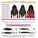 XYHair 4 Bundles Virgin Brazilian Human kinky Curly with Lace Closure Hair Weave 7A 100% Unprocessed Jerry curly hair bundles deep curly weft Extensions Natural Color(16161818+14)