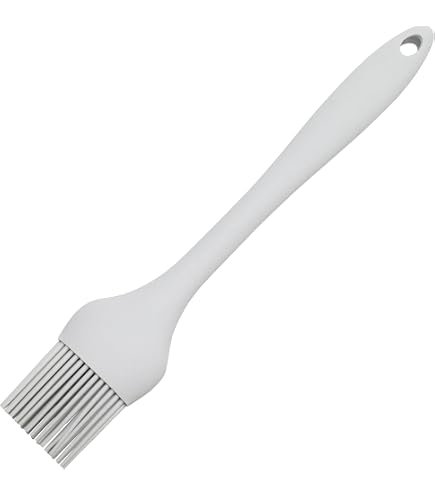 Uxcell Silicone Basting Brush - 8" Flexible Baking Brush For Cooking & Grilling (White) - View #8