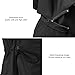 FISOUL Raincoats Waterproof Lightweight Rain Jacket Active Outdoor Hooded Women's Trench Coats Black