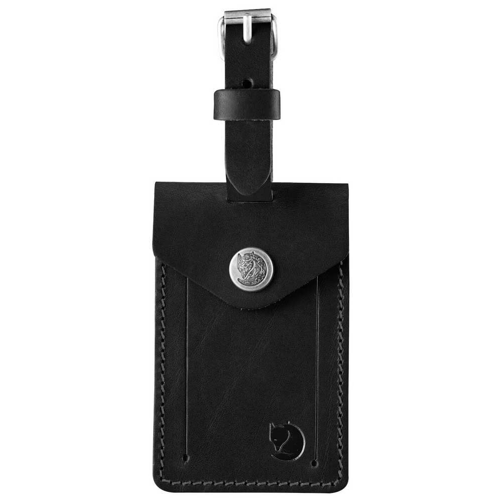 Fjallraven 77362-550 Leather Luggage Tag Accessories for bags Unisex Adult Black Size One Size