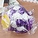 OurWarm Handmade Satin Roses White Beige Crystal Brooch Bridal Wedding Bouquet Decor Purple