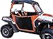 Bear Claw V2 Orange/Black Doors for Polaris RZR 2008-2014