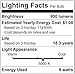 TCP LA950KND6 60 Watt Equivalent LED Light Bulbs Energy Efficient (9W) | Non-Dimmable A19 Shape E26 Medium Base, Pack of 6 Daylight, 6 Lamps