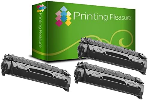 Printing Pleasure 3 Compatible CF280X 80X Toner Cartridges for HP LaserJet Pro 400 M401A M401D M401DN M401DNE M401DW M401N MFP M425DN MFP M425DW