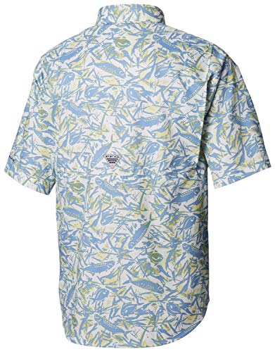 Chemise Columbia PFG Tamiami II Homme 4X Bleue - UPF 40, Pêche