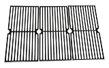 Hongso PCD103 Universal Gas Grill Grate Cast Iron Cooking Grid Replacement For Brinkmann 810-7490-F, 810-8410-S, 8107490F, 8108410S, 8107490-F, 8108410-S, Charmglow 810-8410-F, Sold As A Set Of 3