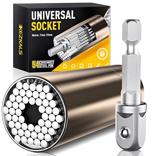 KEZKALS Gifts for Him, Universal Socket Set