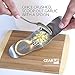 Gear Up Hub Stainless Steel Garlic Press
