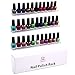 MAKARTT 3 Tier Wall Mount Acrylic Nail Polish Rack Display Holder Organizer Hold 33-45 Bottles