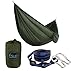 Esup Single & Double Camping Hammock With Tree Straps - Portable Lightweight Parachute Nylon Hammock for Backpacking, Camping, Travel, Beach, Yard