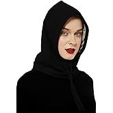 NIULAFR Faraday Protection Hat, RF Shielding Hat for WiFi Protection, Covering Neck, Head, Black