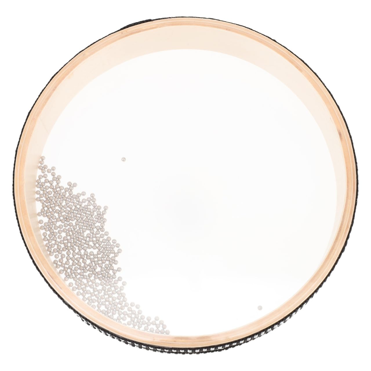 Hand Beads Ocean Drum for Boy Girl Percussion Instrument Toy with Smooth Surface Fun Sounds and Unique Design for Music Education Parent-boy Girl Bonding