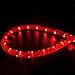 WYZworks 288LEDs, 25ft LED Outside Rope Lights, Waterproof Permanent Outdoor ETL Certified Connectable Clear Tube, Christmas Palm Tree Holiday Decorative Landscape Patio Accent Lighting - Red
