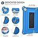 Cooper Bounce Strap [Rugged Silicon Carry Case] for Apple iPad Mini 4 3 2 1 | Multi-Functional Heavy Duty with Stand, Hand & Shoulder Strap (Blue)