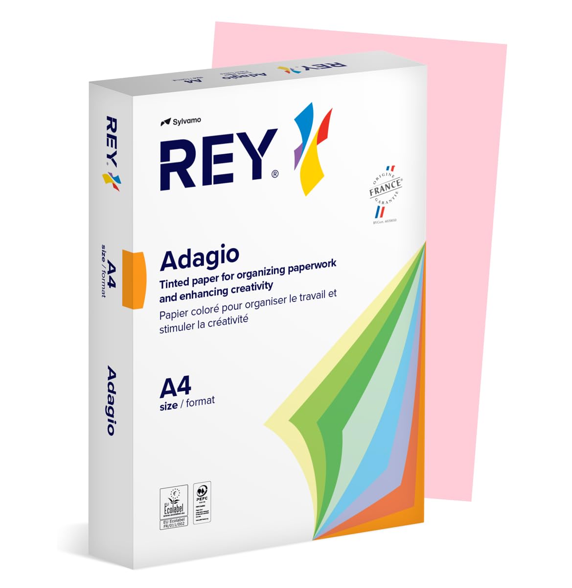 Adagio 201.1205 A4 160 gsm Rey Paper - Pink (Pack of 250 Sheets)