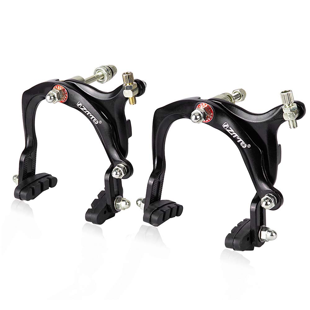 Lixada Aluminium Bicycle Brakes Long Arm Clamps Brake Caliper C Bicycle Brake City Road Bike Brake for 70-90 mm
